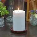 Jeco Jeco CPZ-174-6 3 x 6 in. Pillar Candle; White - Set of 6 CPZ-174_6